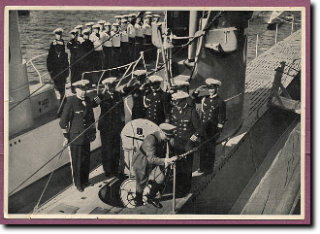 Hitler an Bord U-7 am 28.09.1935
