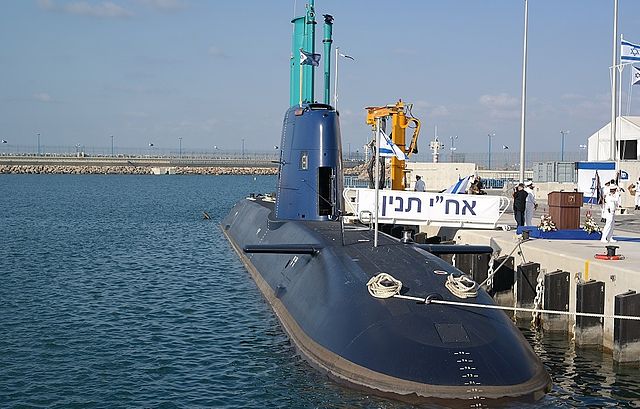 Die INS Tanin 2014 in Haifa (Bild: Ilan Rom, CC BY-SA 4.0)